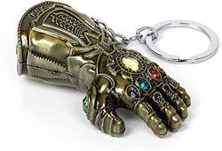 Avengers Schlüsselanhänger Infinity Gauntlet Keychain Thanos War Accessories Superhero Serie Metall Anhänger für Marvel Fans von MLIAN