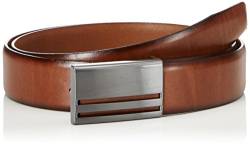 MLT Belts & Accessoires Herren Koppel-Gürtel Berlin, Gr. 80, Braun (Cognac 6700) von MLT Belts & Accessoires