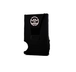 MM FASHION MODERN MAN FASHION Kartenetui Metall mit RFID NFC Schutz Karten Geldbörse Herren Geldbeutel Doppelt Karten Etui für 10 Karten (SCHWARZ) von MM FASHION MODERN MAN FASHION