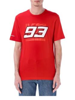 MM93 T-Shirt Marc Marquez Big 93 Zoll, offizielles MotoGP, rot, M von MM93