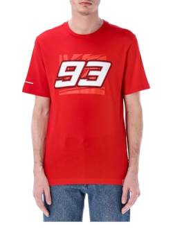 MM93 T-Shirt Marc Marquez Big 93 Zoll, offizielles MotoGP, rot, XL von MM93