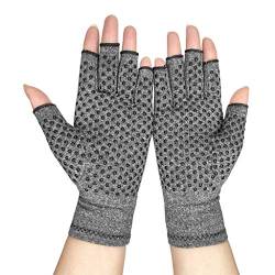 MMLC Arthritis Handschuhe,Kompression Fingerlose Handschuhe für Arthritis Schmerzlinderung Rheumatoide Arthrose, Kompression Arthritis Arthrose Handschuhe für Damen Herren (M) von MMLC