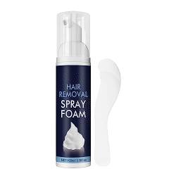 Höhensonne Haarentfernungsschaum für Männer, Spray für Beine, Achseln, Brusthaare, schnelles Haarentfernungsspray, 100 ml Gesichtshaarentferner Für Creme (Blue, One Size) von MMOOVV