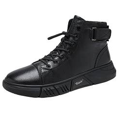 MMOOVV Herren Classics Kurzschaft Stiefel & Stiefeletten Herren Stil Warme Lässige Kurze Stiefel Herren Schuhe (A, 43) von MMOOVV