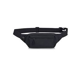 MMRTDJDR Outdoor-Sporttasche mit Kopfhöreranschluss - Anti-Diebstahl-Reisetasche für Herren, kompakter und sicherer Schlüsselhalter und Handyhülle (Schwarz) von MMRTDJDR