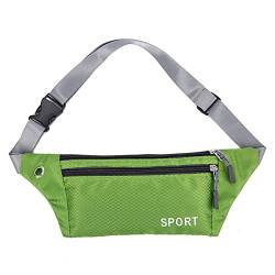 MMRTDJDR wasserdichte Sport-Brust-Umhängetasche - Grüne Bauchtasche für Laufen, Wandern und Outdoor-Aktivitäten von MMRTDJDR