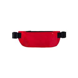 MMRTDJDR wasserdichte Sport-Hüfttasche für das Laufen im Freien - Multifunktionale Bauchtasche für Männer und Frauen - Handyhalterung - Farbe Rot von MMRTDJDR