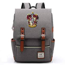 MMZ Harry Potter Rucksack für Jungen Leichte Büchertasche Kinder Lunch Bag Gryffindor Grey von MMZ