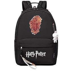 MMZ Harry Potter Rucksack für Mädchen Jungen Leichte Büchertasche 6~15 Klasse Schülerpaket （#5） von MMZ