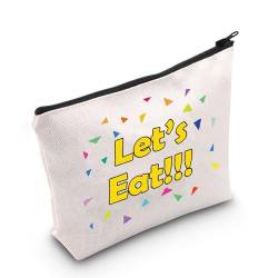 MNIGIU Chica-Fan-Geschenk "Let's Eat" Make-up-Tasche, Film-inspiriertes Geschenk, Horror-Film-Liebhaber, Geschenk, Gamer-Geschenk, Pizza-Shop-inspiriertes Geschenk, Let's Eat von MNIGIU