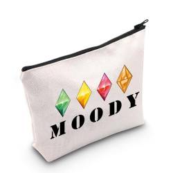 MNIGIU Game Lover Gift Moody Makeup Bag Game Inspired Gift Game Master Gift Roleplaying Gamer Gift Video Game Gift Game Fan Gift, Moody von MNIGIU