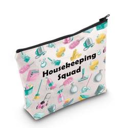 MNIGIU Housekeeping Lover Gift Housekeeping Squad Make-up-Tasche Housekeeper Thank Gift Housework Lover Gift House Cleaner Gift, Housekeeping Squad von MNIGIU