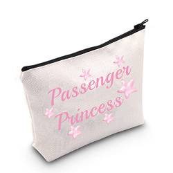 MNIGIU Lustige Kosmetiktasche für Freundin, Beifahrer, Prinzessin, Geschenk für Beifahrer, Prinzessin, Passenger Princess von MNIGIU