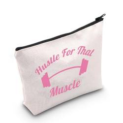 MNIGIU Make-up-Tasche für Fitnessliebhaber, ideal für Muskeln, als Geschenk für Fitness-Trainer, Make-up-Tasche, motivierendes Geschenk, Muskeln von MNIGIU