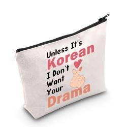 MNIGIU Make-up-Tasche mit Fingerherz, koreanisches Geschenk, koreanisches besessenes Geschenk, koreanische TV-Fans, koreanische Drama-Süchtige, Tasche, Drama von MNIGIU