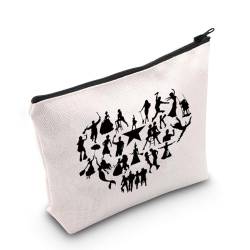 MNIGIU Musikliebhaber-Geschenk, Broadway-Liebhaber, Geschenk, musikalisch inspirierte Make-up-Tasche, Musiktheater-Geschenk, Schauspieler-Geschenk, Theater-Liebhaber, Geschenk, Musikalisch von MNIGIU