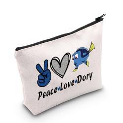 Nemo Dory Make-up-Tasche für Dory-Liebhaber, Frieden Liebe Do-ry, Medium von MNIGIU