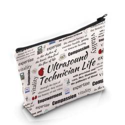 Ultrasound Tech Geschenk für Frauen, Ultraschalltechniker, Make-up-Tasche mit Reißverschluss für Sonographen, Ultrasound Tech Life, Medium von MNIGIU