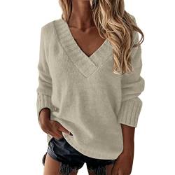 MNRIUOCII Rollkragenpullover Damen Strickshirt Trendy Strickpullover Basic Sweatshirt Einfarbig Warm Oberteile Langarm Strickpullover Premium Sweater FüR Herbst Und Winter von MNRIUOCII