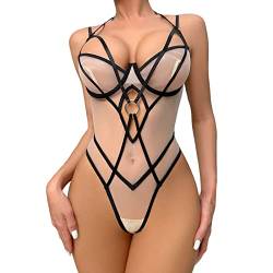 MNSWR Unterhosen Dessous Damen Sexy Sexy Dessouse Sexy Bodys Nachtwäsche Sexy Strumpfhosen Sexy Dessous Set Spitze Für Damen Strapsen Dessous Set Für Damen von MNSWR