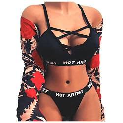 MNSWR Unterhosen T-Back Thongs Schwimmhose Damen Dessous-Sets Damen Sexy Cutout Bodysuit Dessous Set 2-Teil Dessous Frauen von MNSWR