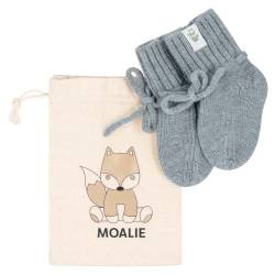 MOALIE® Merino Wollsocken Baby - Baby Socken 0-6 Monate. dicke Wintersocken Baby - Merino Socken Baby Geschenk Mädchen und Junge zur Geburt - Wollsocken Kinder für Winter. von MOALIE