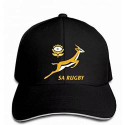 Klassisch Basecap Herren Springbok Rugby Südafrika Unisex Damen Hysterese Hut mit Spitze Hip Hop Liebhaber lustige Outdoor-Sportarten Sonnenhut Geschenk von MOBSAN