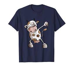 Coole Dab Dance Kuh T Shirt Dabbende Tiere Funshirt T-Shirt von MODARTIS - Fun Cartoon Kühe T-Shirts I Geschenke