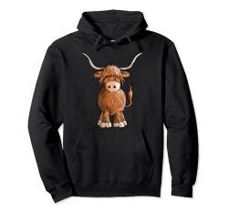 Schottisches Hochlandrind T-Shirt I Highland Rind Kuh Shirt Pullover Hoodie von MODARTIS - Fun Cartoon Kühe T-Shirts I Geschenke