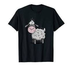 Crazy Schaf T Shirt I Wollschaf Funshirt I Geschenk T-Shirt von MODARTIS - Fun Cartoon Schafe T-Shirts I Geschenke