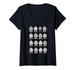 Damen Schwarzes Schaf I Be Different Schafe I Schaf Herde Fun T-Shirt mit V-Ausschnitt von MODARTIS - Fun Cartoon Schafe T-Shirts I Geschenke