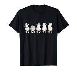 Flauschiges Schaf Team T Shirt I Schäfchen Funshirt Sheep von MODARTIS - Fun Cartoon Schafe T-Shirts I Geschenke