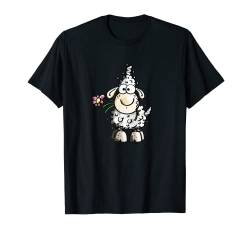 Lustiges Wolliges Schaf I Schafe Comic Fun T-Shirt von MODARTIS - Fun Cartoon Schafe T-Shirts I Geschenke