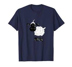 Lustiges Wolliges Schaf I Schwarzes Schaf Fun T-Shirt von MODARTIS - Fun Cartoon Schafe T-Shirts I Geschenke