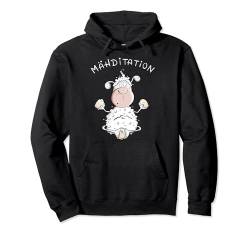 Meditation Schaf I Yoga Fun Schafe I Wortspiel Pullover Hoodie von MODARTIS - Fun Cartoon Schafe T-Shirts I Geschenke