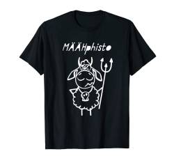 Mephisto Faust Schaf T Shirt für Goethe und Schaf Fans T-Shirt von MODARTIS - Fun Cartoon Schafe T-Shirts I Geschenke