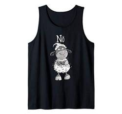 Statement Schaf I Nö Fun I Einfach Nö I Nein I Kein Bock Tank Top von MODARTIS - Fun Cartoon Schafe T-Shirts I Geschenke