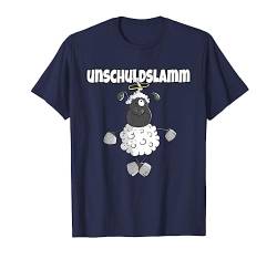 Unschuldslamm Schaf mit Spruch I Schafe Fun Lamm Tiere T-Shirt von MODARTIS - Fun Cartoon Schafe T-Shirts I Geschenke