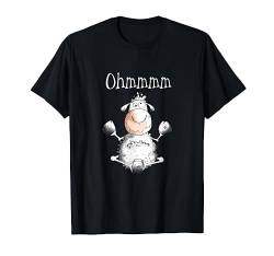 Yoga Schaf I Ohmm Fun Schafmotiv I Mediation T-Shirt von MODARTIS - Fun Cartoon Schafe T-Shirts I Geschenke