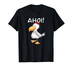 Ahoi Seemann Möwe I Nordseeinsel Urlaub Fun I Norddeutsch T-Shirt von MODARTIS - Lustige Cartoon Fun T-Shirts