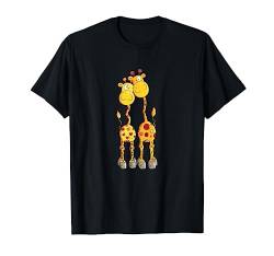 Giraffen Duo I Wildtiere Tiermotiv I lustige Comic Tiere T-Shirt von MODARTIS - Lustige Cartoon Fun T-Shirts