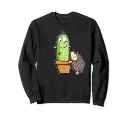 Igel In Love T Shirt I Kaktus Tiermotiv Funshirt Sweatshirt von MODARTIS - Lustige Cartoon Fun T-Shirts