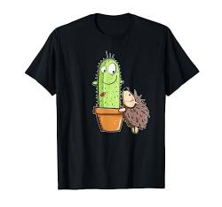 Igel In Love T Shirt I Kaktus Tiermotiv Funshirt von MODARTIS - Lustige Cartoon Fun T-Shirts