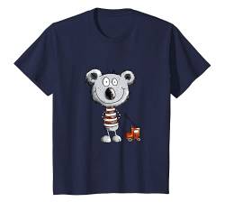 Kinder Koala Bär Mit Feuerwehrauto I Jungen Feuerwehr Geschenk T-Shirt von MODARTIS - Lustige Cartoon Fun T-Shirts
