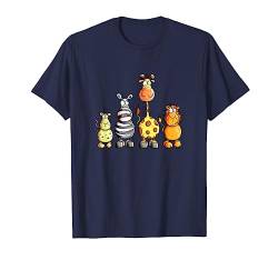 Lustige Comic Zoo Tiere I Afrika Tiermotiv I Fun Wildtier T-Shirt von MODARTIS - Lustige Cartoon Fun T-Shirts