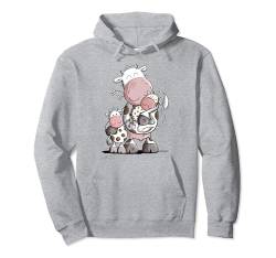 Lustige Mama Kuh Baby Und Kind I Mama Geschenk Fun Pullover Hoodie von MODARTIS - Lustige Cartoon Fun T-Shirts