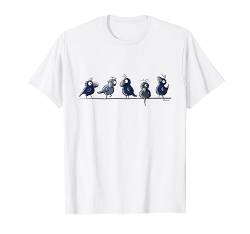 Lustige Raben oder Krähen I Rabe Vogel Fun I T-Shirt von MODARTIS - Lustige Cartoon Fun T-Shirts
