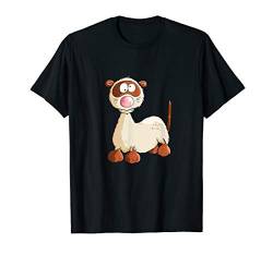 Lustiges Frettchen I Marder Iltis Fun Geschenk T-Shirt von MODARTIS - Lustige Cartoon Fun T-Shirts