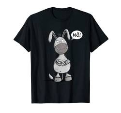 Nö Esel I Einfach Nö I Nein Tiermotiv I Statement Fun T-Shirt von MODARTIS - Lustige Cartoon Fun T-Shirts