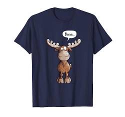 Öhmmm Elch T Shirt I Hirsch Rentier Tierdruck Tiermotiv von MODARTIS - Lustige Cartoon Fun T-Shirts